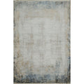 Machine Made Oriental Polyester Carpet Modern Greys Charcoal Area Rug 7 7 X 5 2