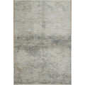 Machine Made Oriental Polyester Carpet Modern Greys Charcoal Area Rug 7 7 X 5 2