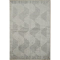 Machine Made Oriental Polyester Carpet Modern Greys Charcoal Area Rug 7 7 X 5 2