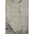Machine Made Oriental Polyester Carpet Modern Greys Charcoal Area Rug 7 7 X 5 2