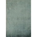 Machine Made Oriental Polyester Carpet Modern Navy Blue Blues Area Rug 7 6 X 5 1