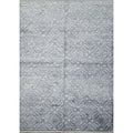Machine Made Oriental Polyester Carpet Modern Navy Blue Blues Area Rug 7 7 X 5 4
