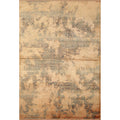 Machine Made Oriental Polyester Carpet Modern Oranges Rust Area Rug 7 7 X 5 2