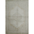 Machine Made Oriental Polyester Carpet Traditional Beige Ivories Area Rug 7 7 X 5 2