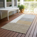 Machine Washable Indoor Outdoor Abstract Kraig Chantille Rug