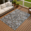 Machine Washable Indoor Outdoor Boho Traditional Chantille Rug