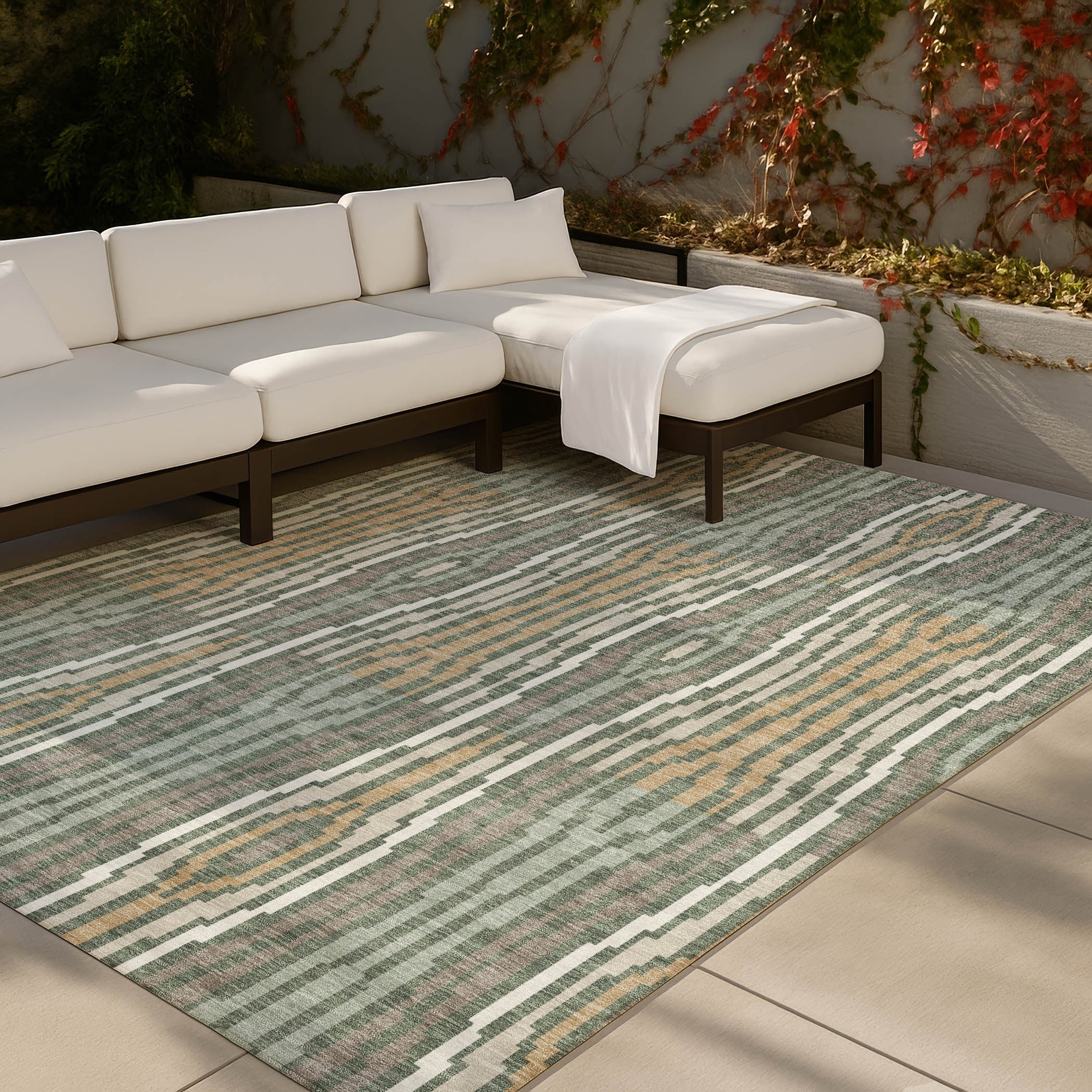 Machine Washable Indoor Outdoor Causal Nederland Chantille Rug