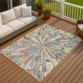 Machine Washable Indoor Outdoor Contemporary Arden Chantille Rug