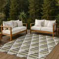 Machine Washable Indoor Outdoor Contemporary Baconton Chantille Rug