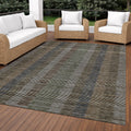 Machine Washable Indoor Outdoor Contemporary Hopkins Chantille Rug