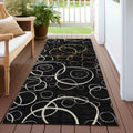 Machine Washable Indoor Outdoor Contemporary Nexus Chantille Rug
