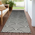 Machine Washable Indoor Outdoor Contemporary Poppy Chantille Rug