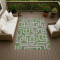 Machine Washable Indoor Outdoor Contemporary Rochelle Chantille Rug