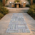 Machine Washable Indoor Outdoor Contemporary Rochester Chantille Rug