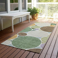 Machine Washable Indoor Outdoor Contemporary Rowan Chantille Rug