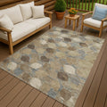 Machine Washable Indoor Outdoor Floral Mila Chantille Rug