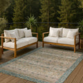 Machine Washable Indoor Outdoor Global Border Chantille Rug