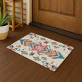 Machine Washable Indoor Outdoor Global Meeker Chantille Rug