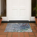 Machine Washable Indoor Outdoor Modern Ailey Chantille Rug