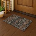 Machine Washable Indoor Outdoor Modern Ari Chantille Rug