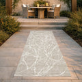 Machine Washable Indoor Outdoor Modern Bloomington Chantille Rug