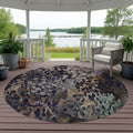 Machine Washable Indoor Outdoor Modern Bowdon Chantille Rug