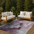 Machine Washable Indoor Outdoor Modern Broxton Chantille Rug