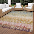 Machine Washable Indoor Outdoor Modern Chaska Chantille Rug