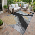Machine Washable Indoor Outdoor Modern Cheney Chantille Rug