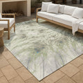 Machine Washable Indoor Outdoor Modern Cheraw Chantille Rug