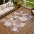 Machine Washable Indoor Outdoor Modern Circy Chantille Rug