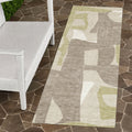 Machine Washable Indoor Outdoor Modern Crestone Chantille Rug