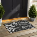 Machine Washable Indoor Outdoor Modern Elko Chantille Rug