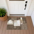 Machine Washable Indoor Outdoor Modern Filly Chantille Rug