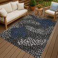 Machine Washable Indoor Outdoor Modern Genoa Chantille Rug