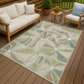 Machine Washable Indoor Outdoor Modern Gilcrest Chantille Rug