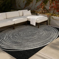 Machine Washable Indoor Outdoor Modern Haswell Chantille Rug