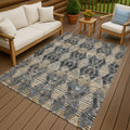 Machine Washable Indoor Outdoor Modern Ignacio Chantille Rug