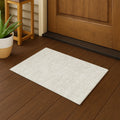 Machine Washable Indoor Outdoor Modern Kersey Chantille Rug