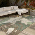Machine Washable Indoor Outdoor Modern Limon Chantille Rug