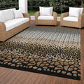 Machine Washable Indoor Outdoor Modern Minnetonka Chantille Rug