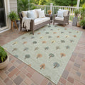 Machine Washable Indoor Outdoor Modern Mulvane Chantille Rug