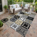 Machine Washable Indoor Outdoor Modern Newton Chantille Rug