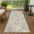 Machine Washable Indoor Outdoor Modern Oliver Chantille Rug