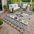 Machine Washable Indoor Outdoor Modern Ottawa Chantille Rug
