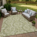 Machine Washable Indoor Outdoor Modern Pune Chantille Rug