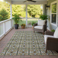 Machine Washable Indoor Outdoor Mosaic Pablo Chantille Rug