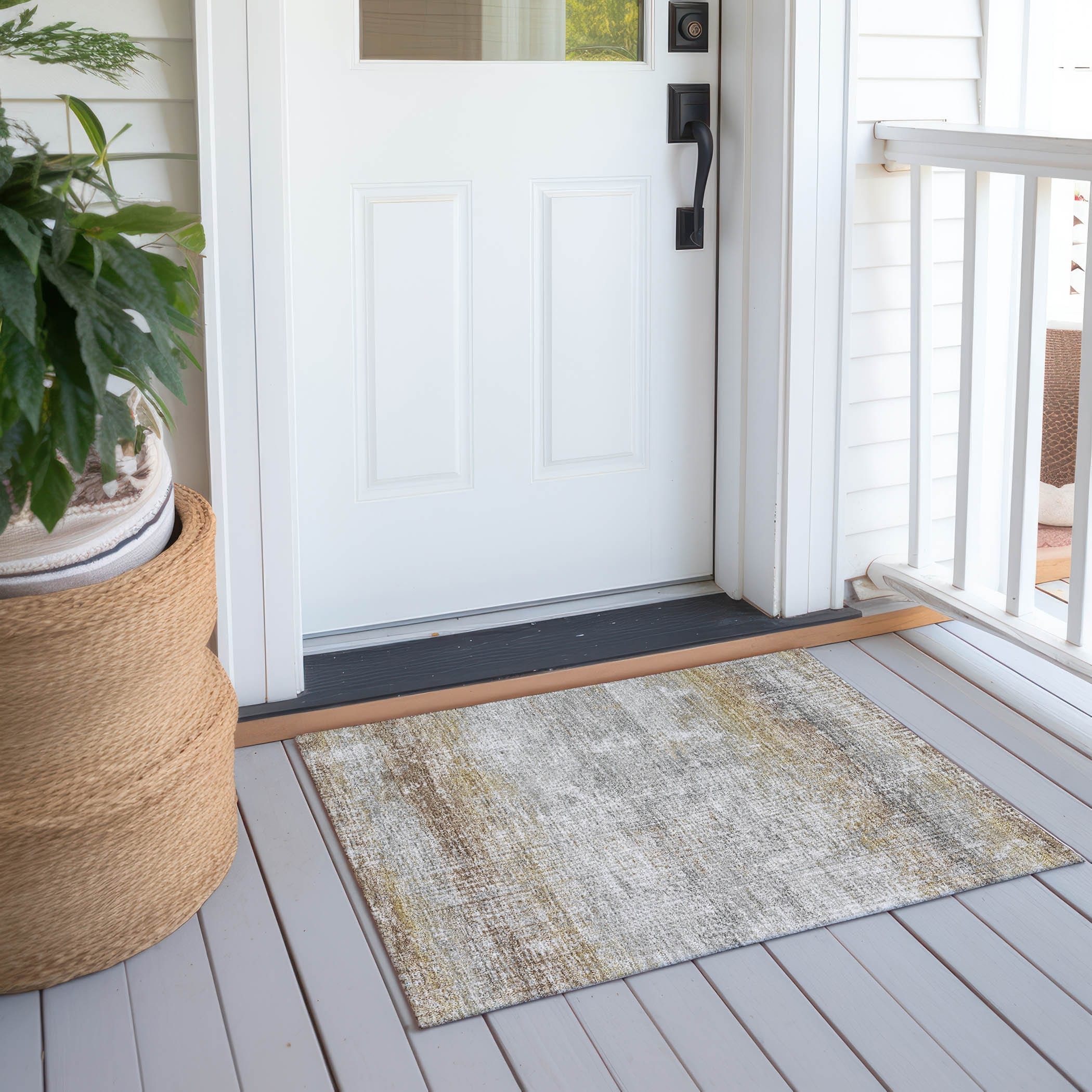 Machine Washable Indoor Outdoor Ombre Helena Chantille Rug