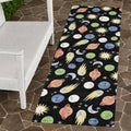 Machine Washable Indoor Outdoor Planets Comets Chantille Rug