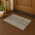 Machine Washable Indoor Outdoor Stripe Rangely Chantille Rug